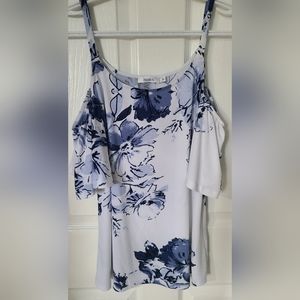 Ricki's Off Shoulder Floral tank top